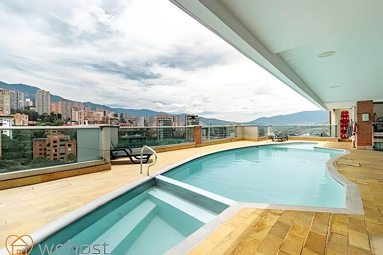 Stylish 1BR • AC • Pool & Gym • Provenza Area