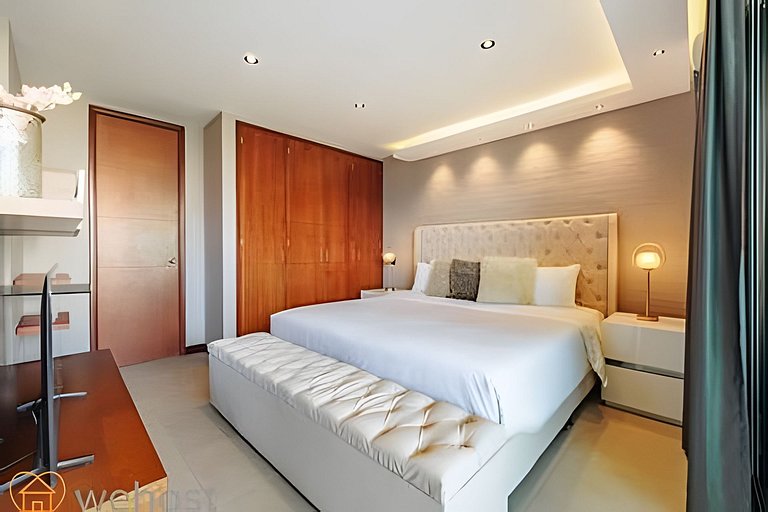 Elegant 1BR • Skyline View • Pool • Gym • Provenza
