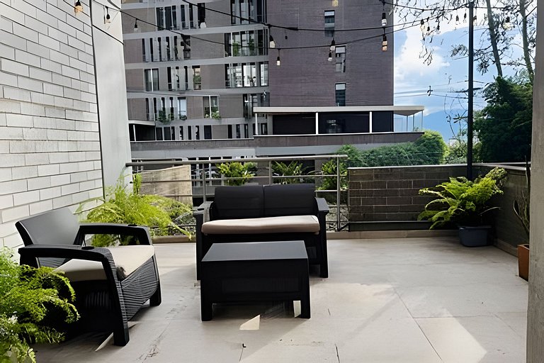 2BR • Terrace, BBQ, Cowork • Close from Provenza
